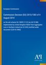 „European Commission: Commission Decision (EU) 2015/1583 of 4 August 2014“ auf blauem Hintergrund mit gelbem Rand.