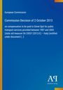 "European Commission Decision: Payment to Simet SpA for 1987-2003 services. Logo unten rechts, blauer Hintergrund."