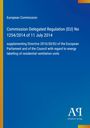 Titeltext: "Commission Delegated Regulation (EU) No 1254/2014". Blaues Cover mit Antiphon Verlag Logo.