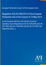Text über EU-Verordnung zu Fischereifonds; Titel EU-Parlament. Blauer Hintergrund, Logo "AP" für Antiphon Verlag.