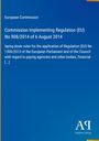 Titel: "Commission Implementing Regulation (EU) No 908/2014 of 6 August 2014". Blaues Cover mit Logo unten.