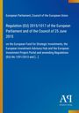 Regulation (EU) 2015/1017, European Fund for Strategic Investments, blauer Hintergrund, gelber Streifen links.