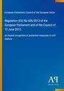 „Regulation (EU) No 606/2013“ steht in Weiß auf blauem Hintergrund, rechts unten Logo „ΑΓ Antiphon Verlag“.
