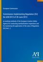 Text über EU-Verordnung zur Arbeit der Europäischen Agentur für Flugsicherheit. Blauer Hintergrund, Verlag-Logo unten.