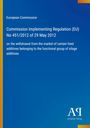 Auf blauem Hintergrund steht: "Commission Implementing Regulation (EU) No 451/2012 of 29 May 2012". Unten rechts ein Logo.