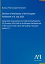 Ein blaues Cover mit weißem Text über eine Entscheidung des Büros des Europäischen Parlaments vom 6. Juli 2026. Unten rechts das Logo "Antiphon Verlag".