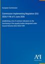 "Commission Implementing Regulation (EU) 2026/1196 of 5 June 2026"; blau mit einem kleinen gelben Streifen links.