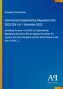 Titel: "Commission Implementing Regulation (EU) 2022/2361 of 1 December 2022". Blaues Cover mit gelbem Rand.