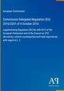 **European Commission: Commission Delegated Regulation (EU) 2016/2251 of 4 October 2016**, blaues Cover, Antiphon Verlag.