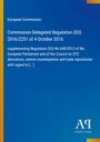 Text: European Commission, Regulation (EU) 2016/2251. Blaues Cover, gelber Rand, Logo des Antiphon Verlags unten rechts.