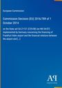 Europäische Kommission, Entscheidung (EU) 2016/789, 1. Oktober 2014, Staatliche Beihilfe für Flughafen Frankfurt Hahn.