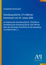 "Verordnung (EG) Nr. 271/2008 der Kommission vom 30. Januar 2008" auf blauem Hintergrund, Antiphon Verlag-Logo.
