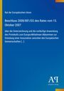 Beschluss 2008/881/EG: Unterzeichnung und Anwendung des Europa-Mittelmeer-Protokolls. Blauer Hintergrund, Verlagssymbol.