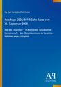 Titel: Beschluss 2008/801/EG des Rates. Blaues Cover mit gelbem Streifen und Verlagslogo.