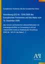 Verordnung (EG) Nr. 1334/2008 des Europäischen Parlaments und des Rates über Aromen. Blaues Design, Verlag-Logo.
