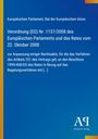 Verordnung (EG) Nr. 1137/2008 des Europäischen Parlaments. Blauer Hintergrund, gelber Streifen links. Logo unten rechts.