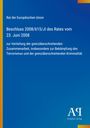 Rat der Europäischen Union. Beschluss 2008/615/JI, 23. Juni 2008. Blauer Hintergrund, Logo "Antiphon Verlag" unten rechts.