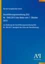 Text: "Durchführungsverordnung (EU) Nr. 1042/2013 des Rates vom 7. Oktober 2013." 
Gestaltung: Blauer Hintergrund mit Logo.