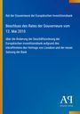 Beschluss des Rates der Gouverneure vom 12. Mai 2010 über die Änderung der Geschäftsordnung. Blaues Cover.