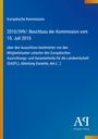 Europäische Kommission, Beschluss der Kommission, 15. Juli 2010, Antiphon Verlag. Blaues Layout mit gelbem Streifen.