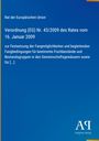 Titel: "Verordnung (EG) Nr. 43/2009 des Rates vom 16. Januar 2009" über Fangmöglichkeiten. Blaues Cover mit Logo.