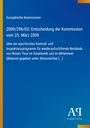 Text der Europäischen Kommission über ein Kontrollprogramm für Roten Thun. Blau mit gelbem und orangefarbenem Rand. Logo des Antiphon Verlags.