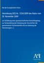 Oben steht "Rat der Europäischen Union", darunter der Titel einer Verordnung von 2009. Unten das Logo "AR Antiphon Verlag".