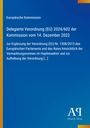 Europäische Kommission: Delegierte Verordnung (EU) 2024/602 vom 14. Dezember 2023, Hopfensektor. Blaues Design mit Logo.