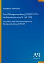 Europäische Kommission, Durchführungsverordnung (EU) 2022/1226, 14. Juli 2022. Blaues Cover mit gelbem Streifen links.