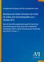 Beschluss der Hohen Vertreterin vom 1. Oktober 2019; Blau mit gelbem Rand und Logo des Antiphon Verlags.