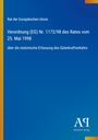 "Verordnung (EG) Nr. 1172/98, statistische Erfassung Güterkraftverkehr. Blau, gelber Streifen links, Antiphon Verlag unten."
