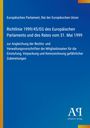 Text auf blauem Hintergrund: Richtlinie 1999/45/EG zur Einstufung, Verpackung und Kennzeichnung. Unten AQ-Logo.