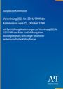 Europäische Kommission: Verordnung (EG) Nr. 2316/1999 der Kommission vom 22. Oktober 1999, Buch