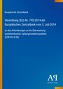 Titel: "Verordnung (EU) Nr. 795/2014 der Europäischen Zentralbank". Blaues Design mit gelbem Rand. Logo "AQ".