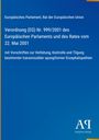 "Verordnung (EG) Nr. 999/2001 des Europäischen Parlaments" in Weiß vor blauem Hintergrund. Unten rechts "Antiphon Verlag".