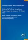 Text: "Richtlinie 98/78/EG... 27. Oktober 1998... zusätzliche Beaufsichtigung... Versicherungsunternehmen... Europäisches Parlament". Cover mit blauem Hintergrund, gelber Rand links.