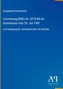 Europäische Kommission: Verordnung (EWG) Nr. 2273/93; Logo des Antiphon Verlags auf blauem Hintergrund.