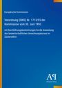 Europäische Kommission, Verordnung (EWG) Nr. 1713/93 vom 30. Juni 1993, Umrechnungskurs Zucker. Blau-gelbes Layout.