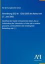 Verordnung (EG) Nr. 1236/2005 des Rates über den Handel mit bestimmten Gütern. Logo mit Initialen "AR".