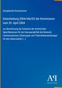 Europäische Kommission, Entscheidung 2004/446/EG, Kommission vom 29. April 2004. Blue Hintergrund, weißer Text.