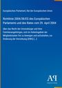 Europäische Richtlinie über Unionsbürgerrechte, Titel in Weiß auf blauem Hintergrund, Logo unten rechts.