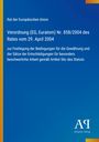 Verordnung (EG, Euratom) Nr. 858/2004 über Entschädigungen, blaues Cover, EU und Verlag Logo, gelber Streifen links.