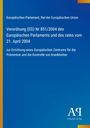 "Verordnung (EG) Nr 851/2004 ... 21. April 2004 ... Prävention und Kontrolle von Krankheiten." Blauer Hintergrund. Logo unten.