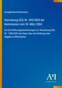 Europäische Kommission: Verordnung zur Milchsektorabgabe. Blaues Cover, Antiphon Verlag Logo unten rechts.