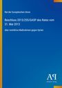 Rat der Europäischen Union, Beschluss 2013/255/GASP vom 31. Mai 2013 über Maßnahmen gegen Syrien. Blaues Cover.