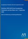 „Europäisches Parlament, Rat der EU, Richtlinie 2005/36/EG zur Anerkennung von Berufsqualifikationen“ vor blauem Hintergrund.