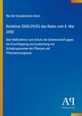 "Richtlinie 2000/29/EG... Pflanzenerzeugnisse." Blaues Cover, links gelber Streifen, unten "Antiphon Verlag" mit Logo.