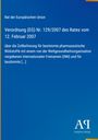 Rat der Europäischen Union, Verordnung (EG) Nr. 129/2007 vom 12. Februar 2007, blaues Layout mit Antiphon Verlag Logo.