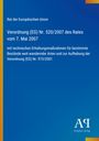 Verordnung (EG) Nr. 520/2007 des Rates, blaues Design mit einem weißen Logo unten rechts, gelber Streifen links.
