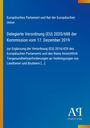 Text: "Europäisches Parlament und Rat der Europäischen Union". Blaues Design mit gelben Akzenten, Verlag-Logo unten.